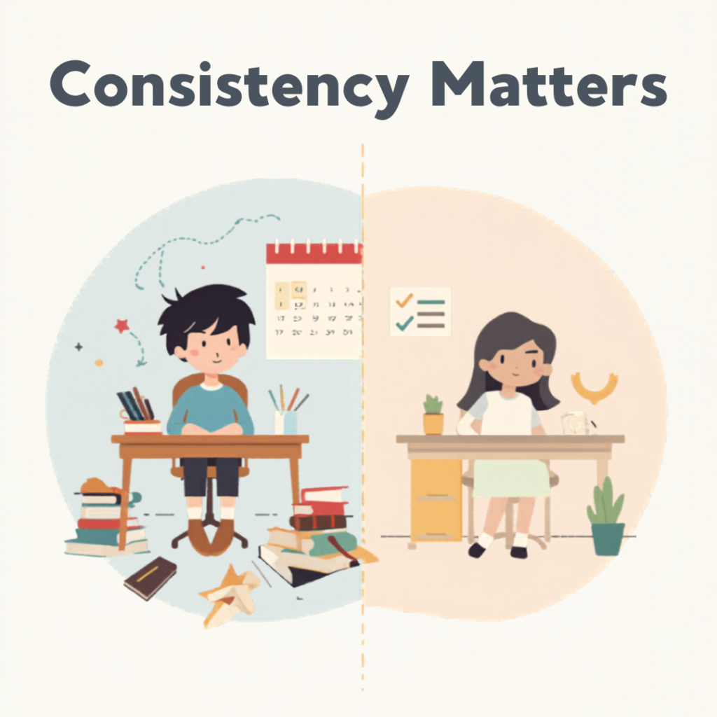 studying hard but not getting results